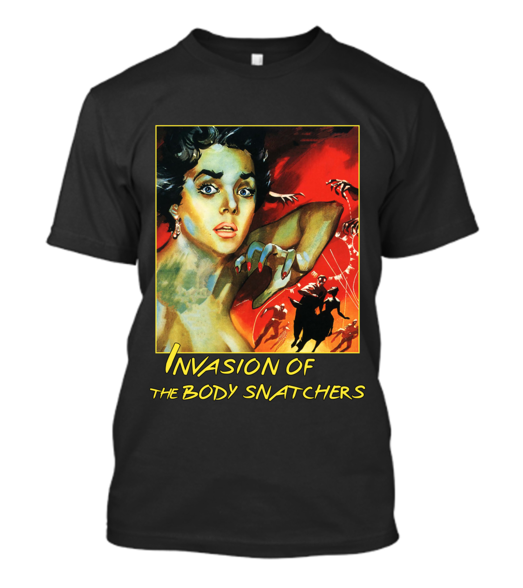 Invasion Of The Body Snatchers 1978 Classic Horror Movie Cover T-Shirt