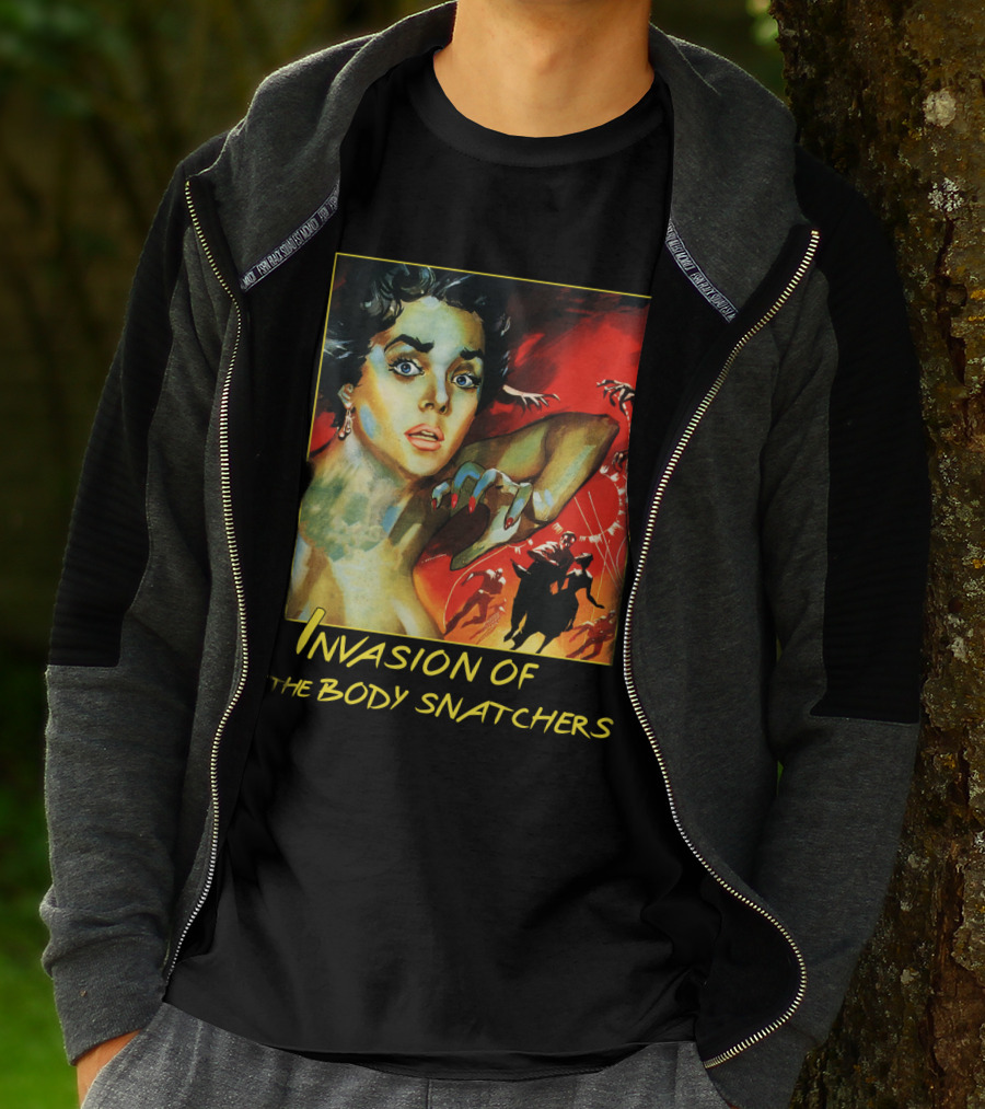 Invasion Of The Body Snatchers 1978 Classic Horror Movie Cover T-Shirt