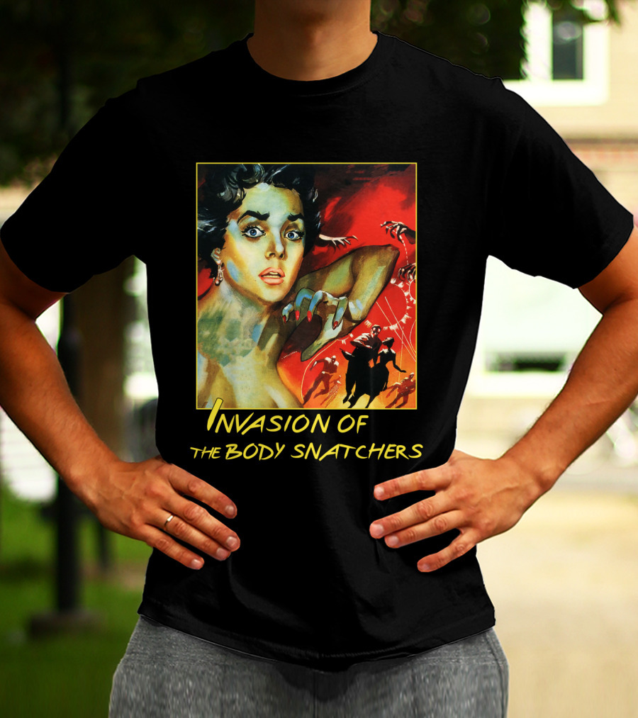 Invasion Of The Body Snatchers 1978 Classic Horror Movie Cover T-Shirt