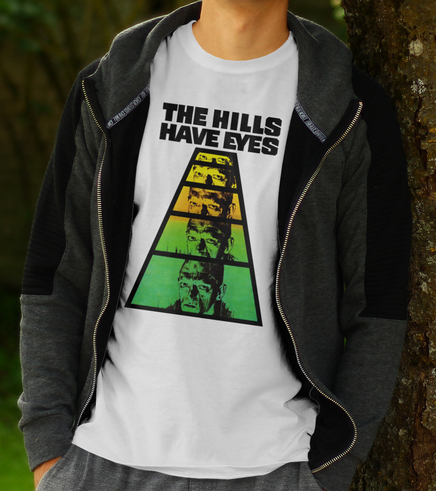 The Hills Have Eyes Retro 1977 Pyramid Faces T-Shirt
