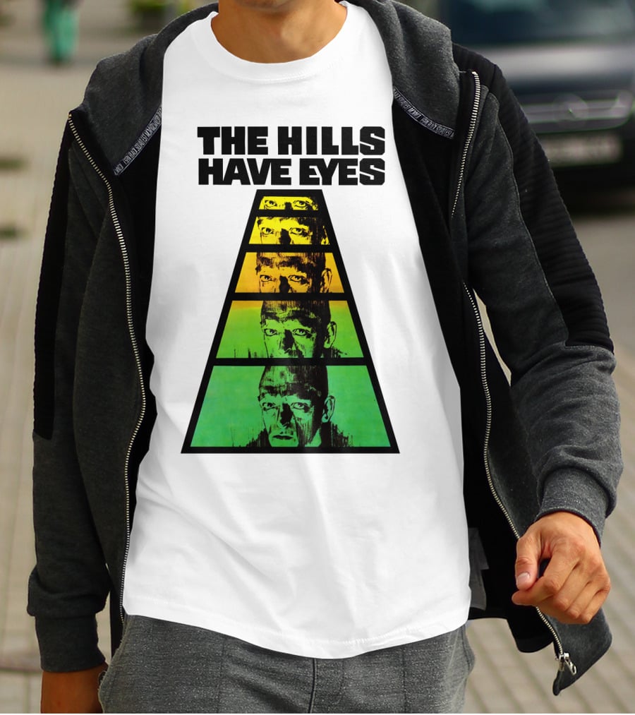 The Hills Have Eyes Retro 1977 Pyramid Faces T-Shirt