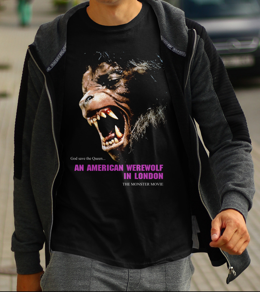 God Save The Queen An American Werewolf In London The Monster Movie T-Shirt