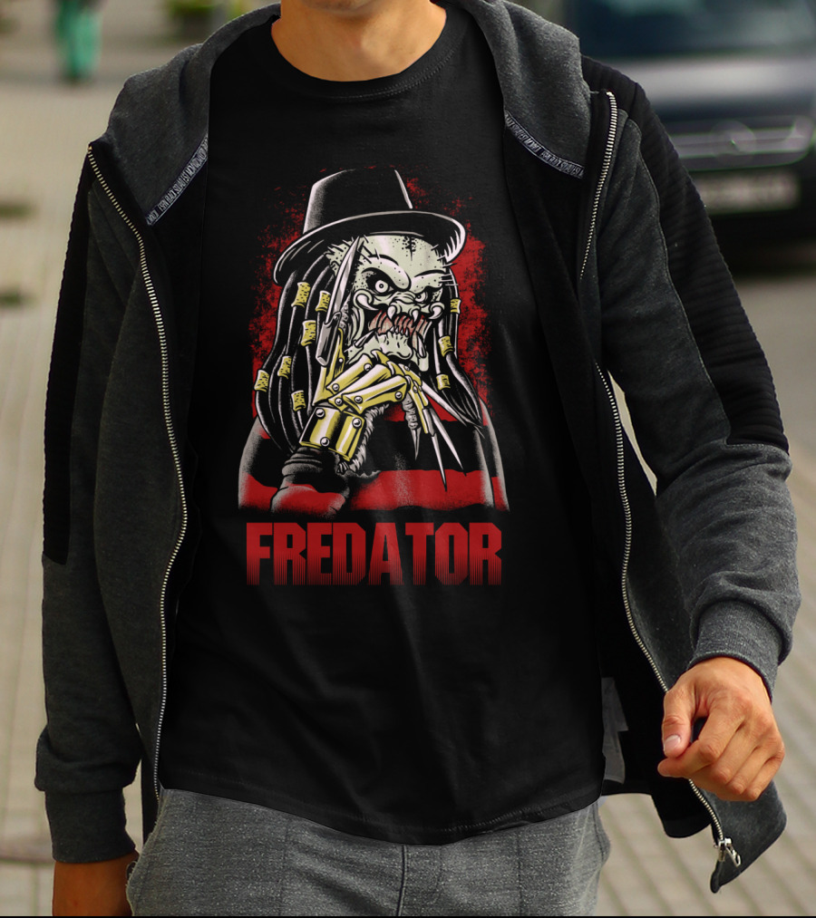 Freddy Krueger Predator Mashup FREDATOR T-Shirt