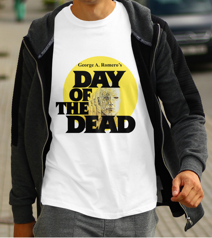 George A. Romero's Day Of The Dead Zombie Horror Movie T-Shirt