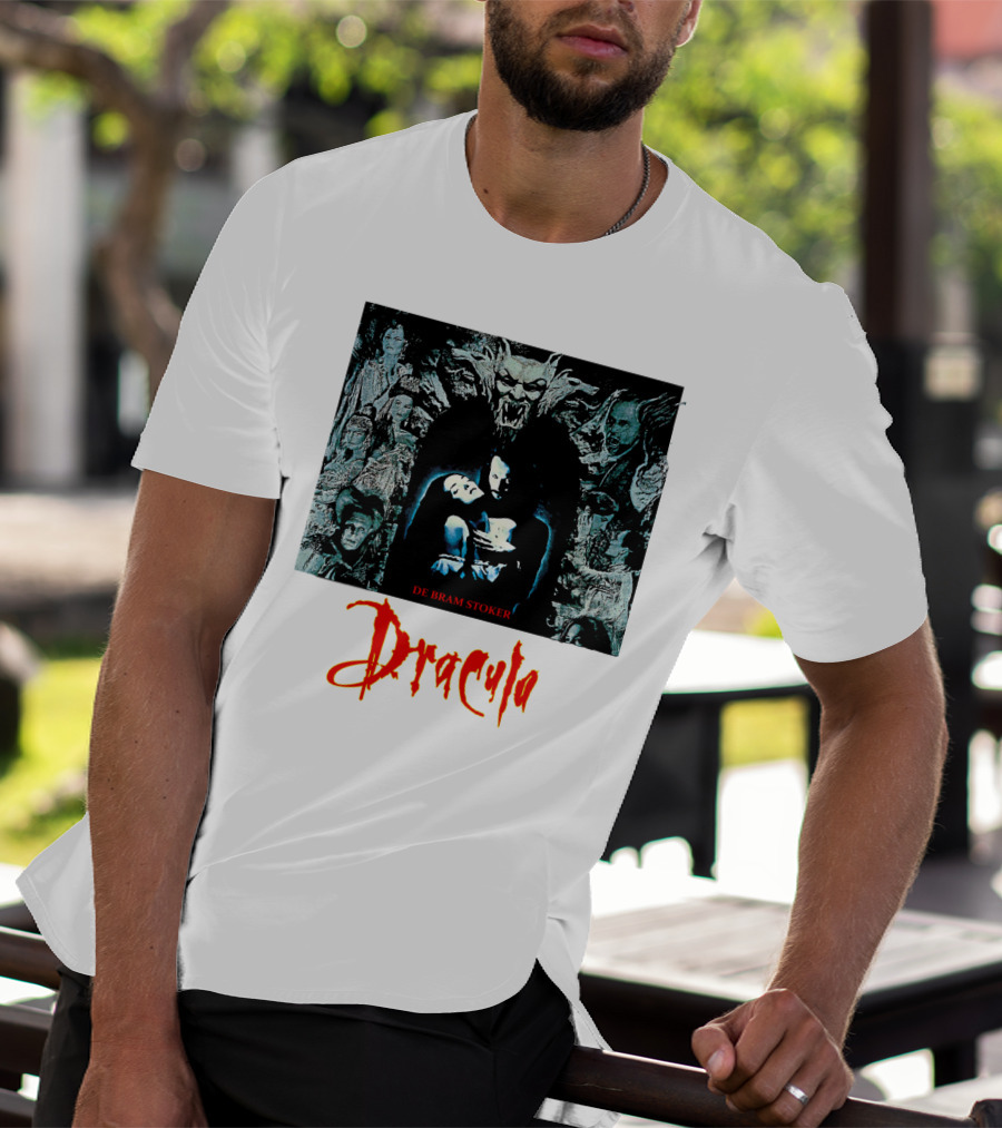 Dracula De Bram Stoker Vampire Collage 1992 T-Shirt