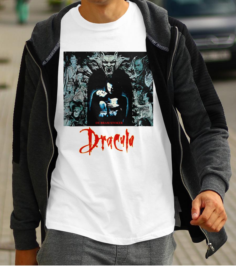 Dracula De Bram Stoker Vampire Collage 1992 T-Shirt