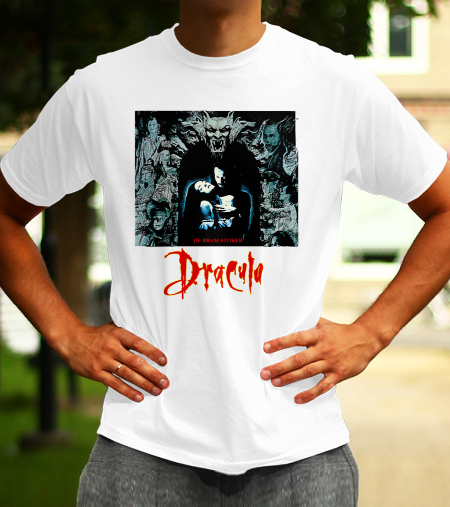 Dracula De Bram Stoker Vampire Collage 1992 T-Shirt