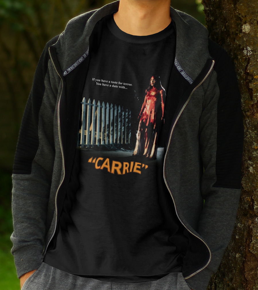 If You Have A Taste For Terror You Have A Date With Carrie 1976 T-Shirt
