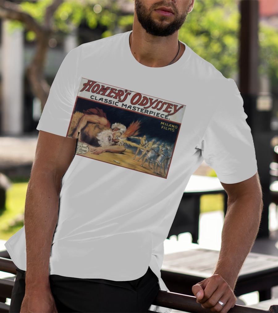 Homer's Odyssey Classic Masterpiece Milano Films Exclusive North American Rights Monopol Film Company T-Shirt