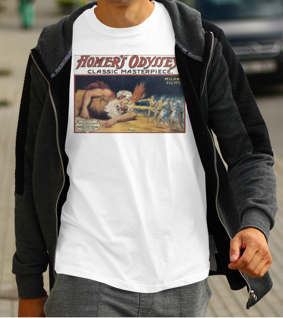 Homer's Odyssey Classic Masterpiece Milano Films Exclusive North American Rights Monopol Film Company T-Shirt