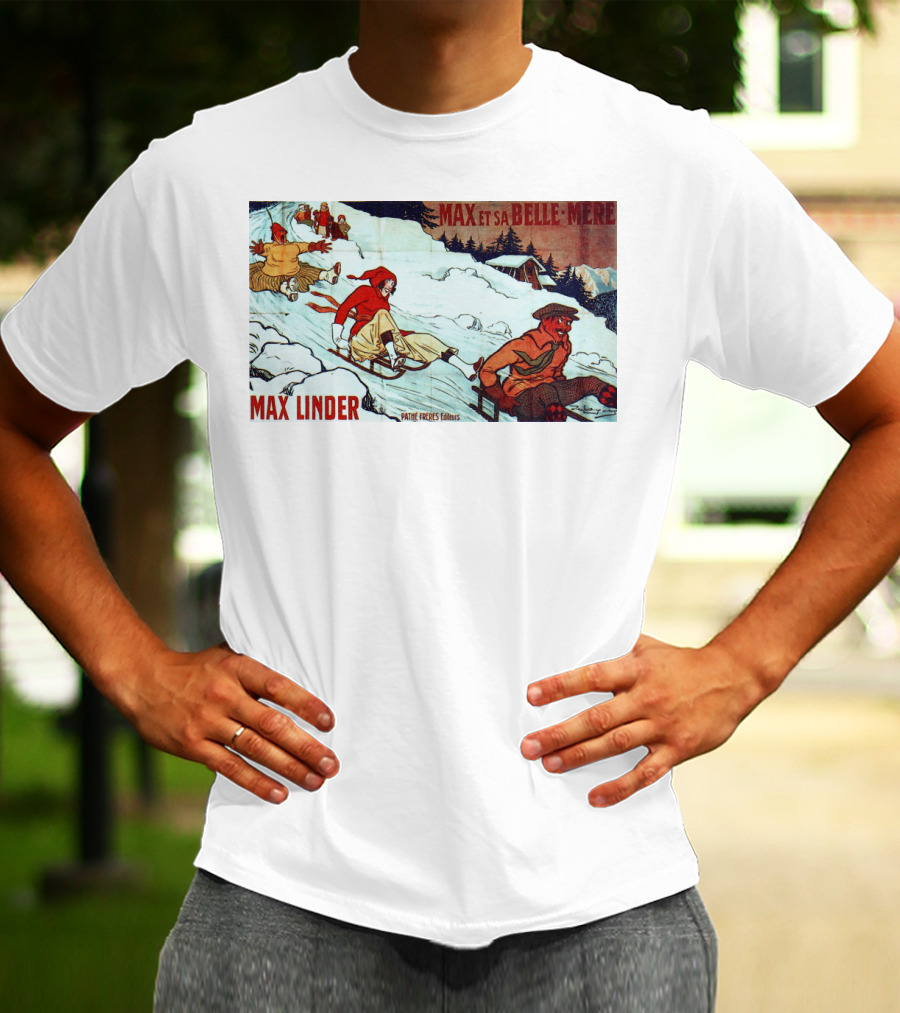 Max Et Sa Belle-Mère Max Linder Pathé Frères 1911 T-Shirt