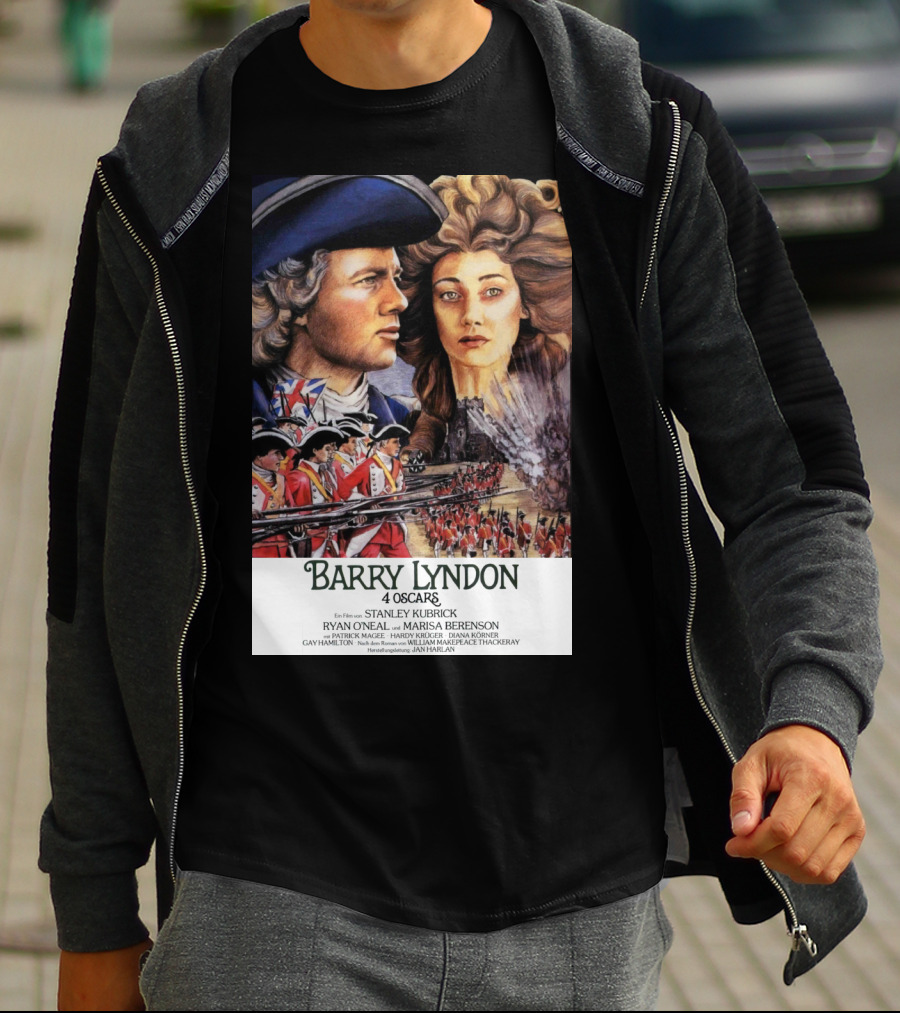 Barry Lyndon Stanley Kubrick 4 Oscars Ryan O'Neal Marisa Berenson T-Shirt