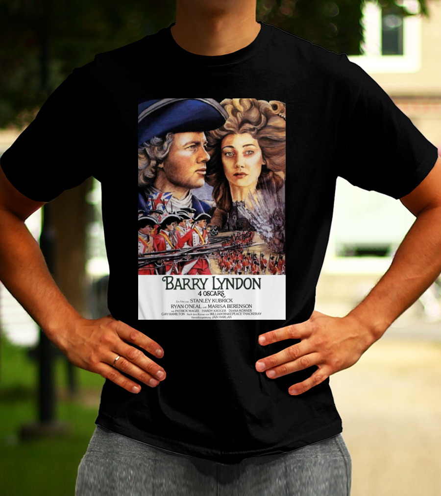 Barry Lyndon Stanley Kubrick 4 Oscars Ryan O'Neal Marisa Berenson T-Shirt