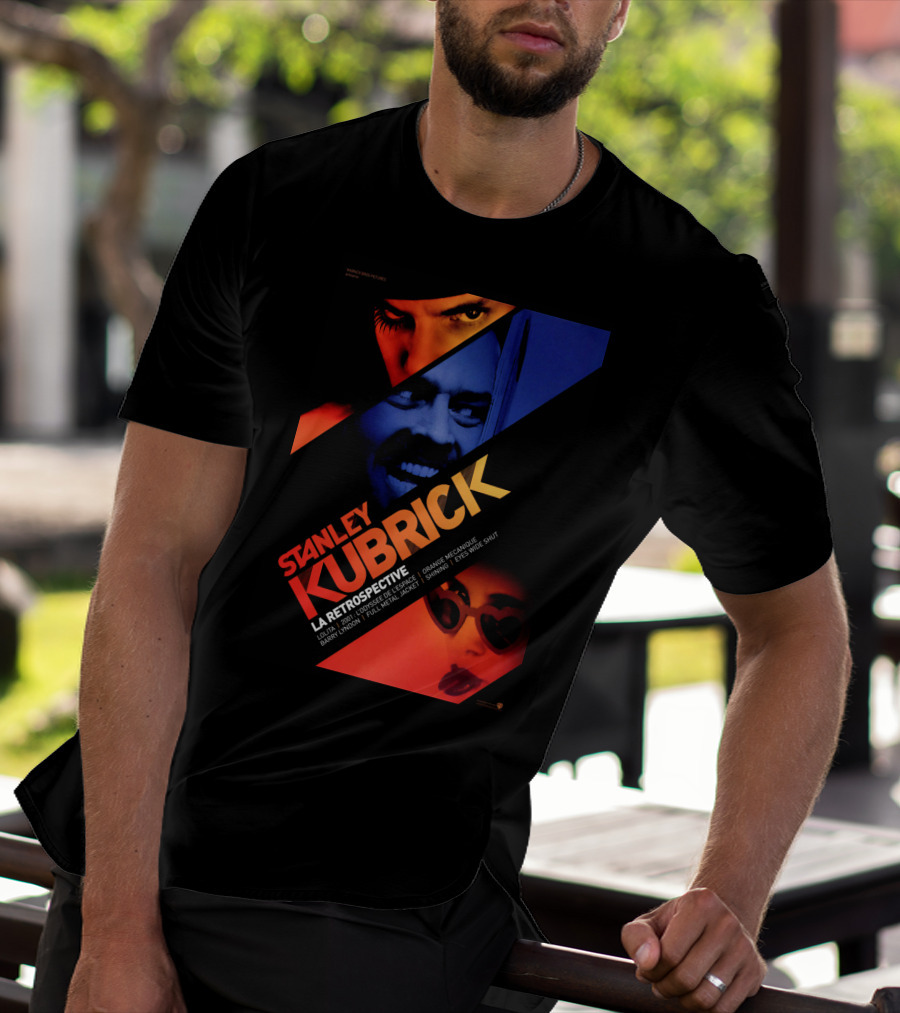 STANLEY KUBRICK LA RETROSPECTIVE WARNER BROS ENTERTAINMENT 2001 L'ODYSSÉE DE L'ESPACE BARRY LYNDON SHINING FULL METAL JACKET LOLITA EYES WIDE SHUT T-Shirt