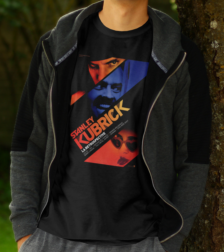 STANLEY KUBRICK LA RETROSPECTIVE WARNER BROS ENTERTAINMENT 2001 L'ODYSSÉE DE L'ESPACE BARRY LYNDON SHINING FULL METAL JACKET LOLITA EYES WIDE SHUT T-Shirt