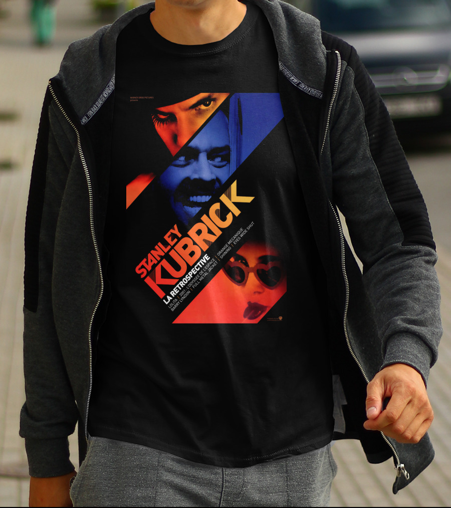 STANLEY KUBRICK LA RETROSPECTIVE WARNER BROS ENTERTAINMENT 2001 L'ODYSSÉE DE L'ESPACE BARRY LYNDON SHINING FULL METAL JACKET LOLITA EYES WIDE SHUT T-Shirt