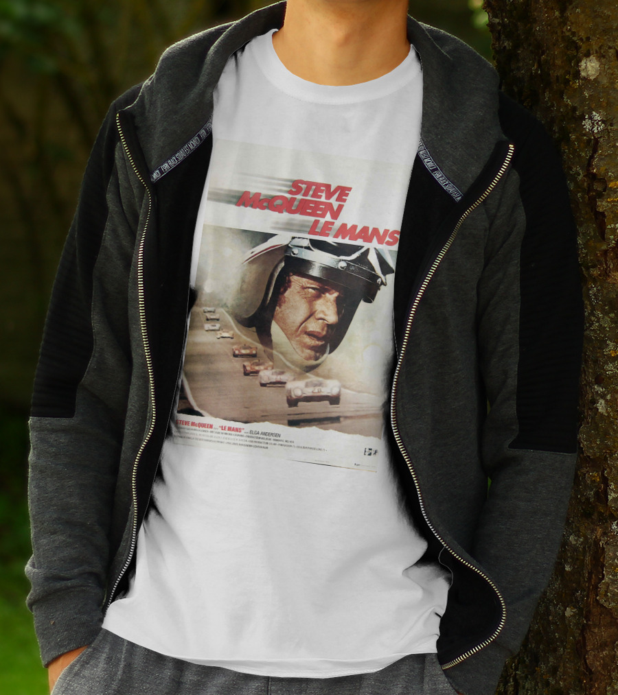 Steve McQueen Le Mans 1971 Racing Film T-Shirt