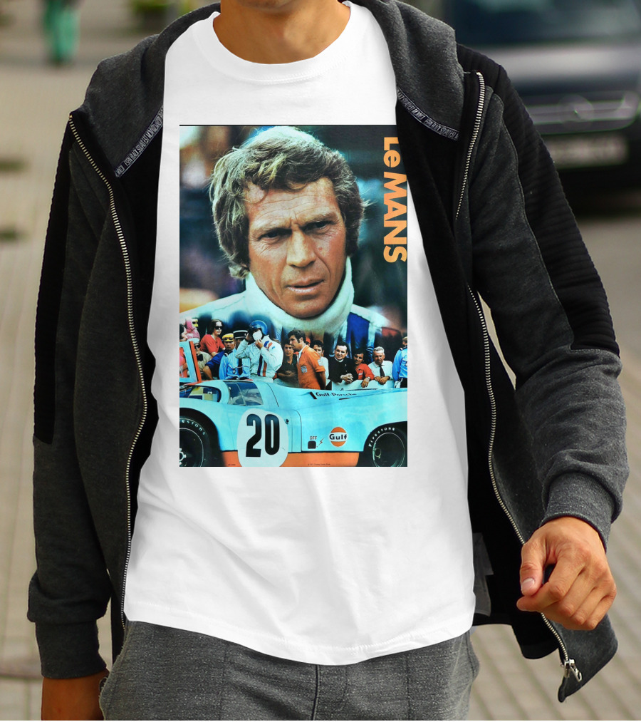 Le Mans 1971 Steve McQueen Gulf Racing 20 T-Shirt