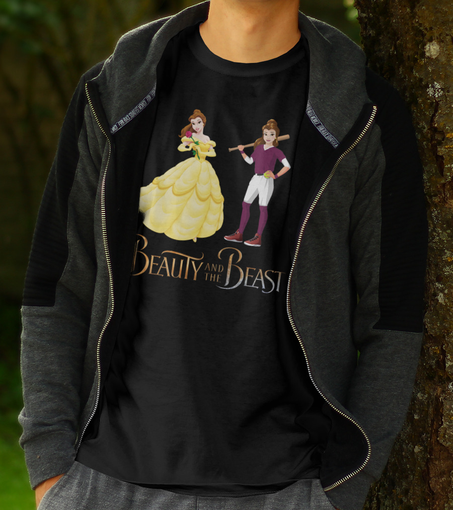 Beauty And The Beast Softball T-Shirt