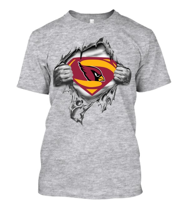 Cardinals Superhero Emblem With Superman Chest T-Shirt