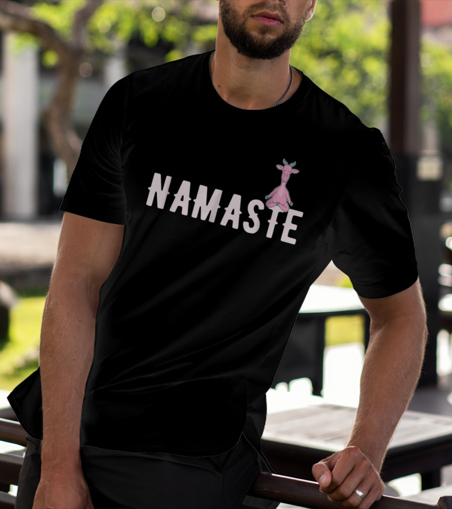 Namaste Goat Yoga Cute Funny Yogi T-Shirt