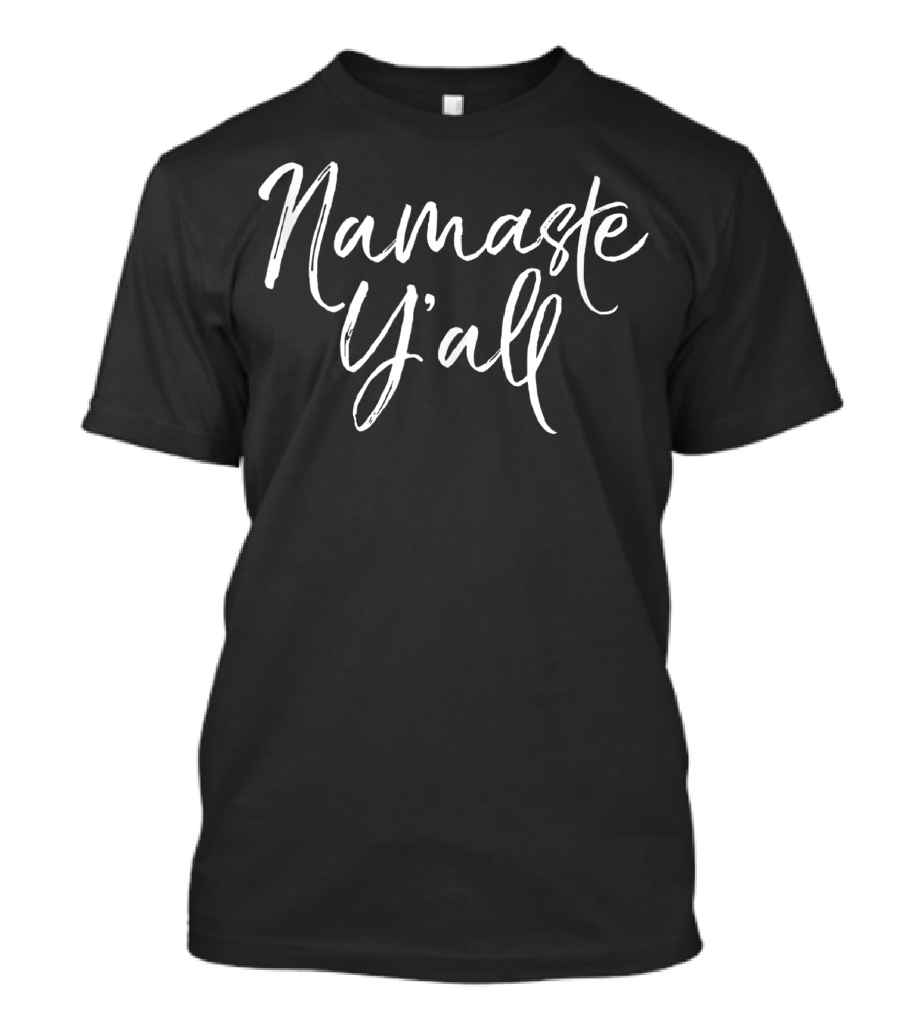 Namaste Y'all Cute Southern Yoga T-Shirt