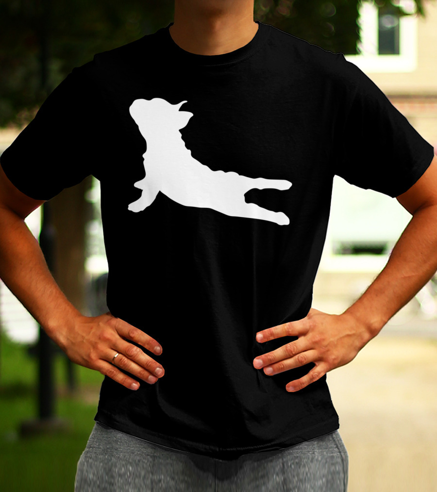 French Bulldog Yoga Pose T-Shirt