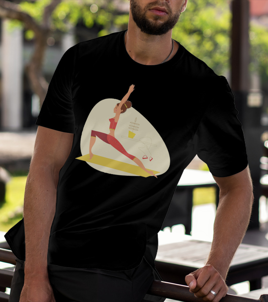 Fun Yoga Pose For Relaxing Workout Sessions T-Shirt