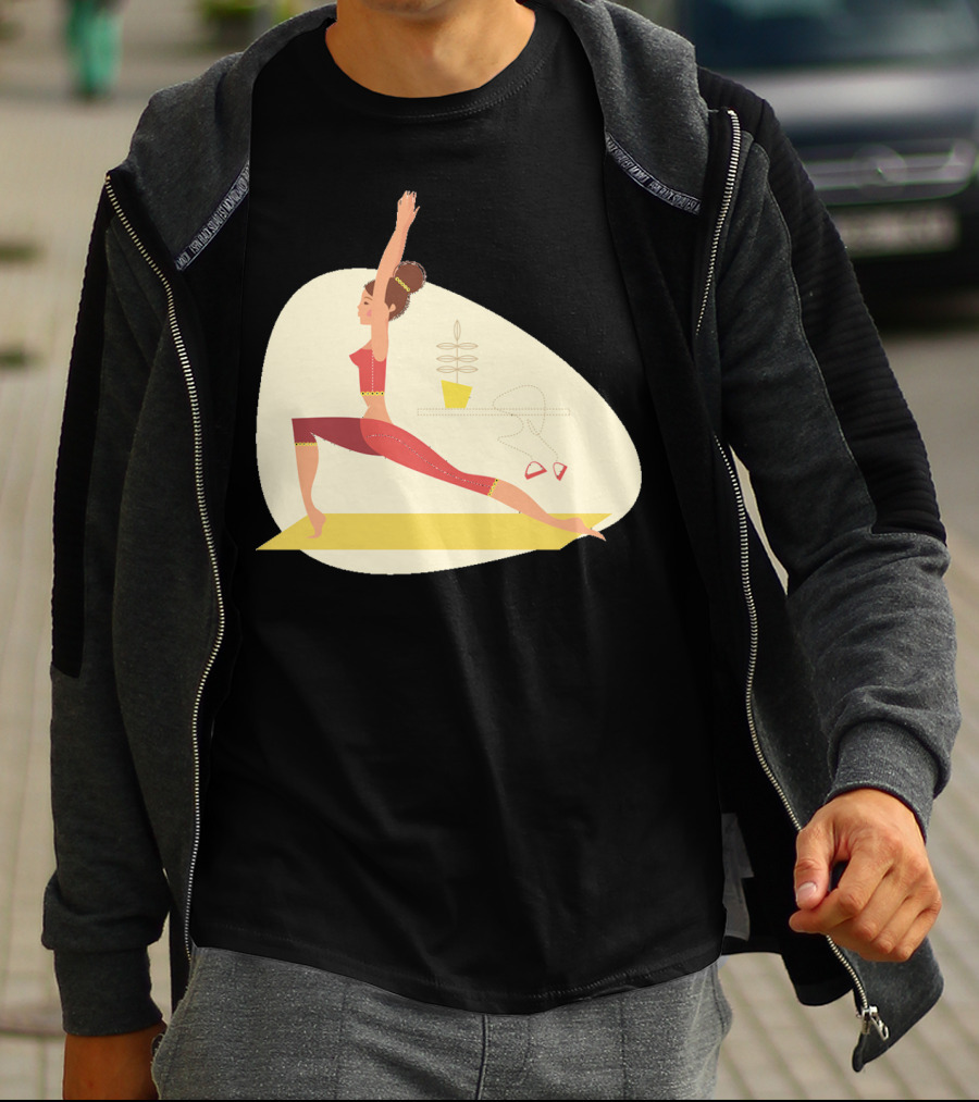 Fun Yoga Pose For Relaxing Workout Sessions T-Shirt