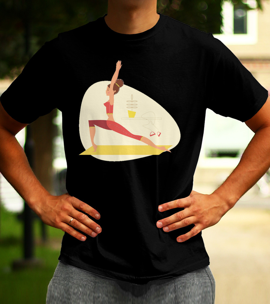 Fun Yoga Pose For Relaxing Workout Sessions T-Shirt