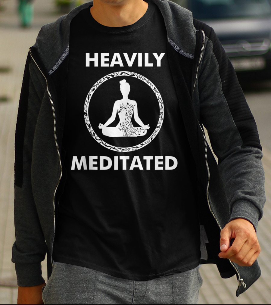 Heavily Meditated Yoga Lotus Pose Vitality T-Shirt