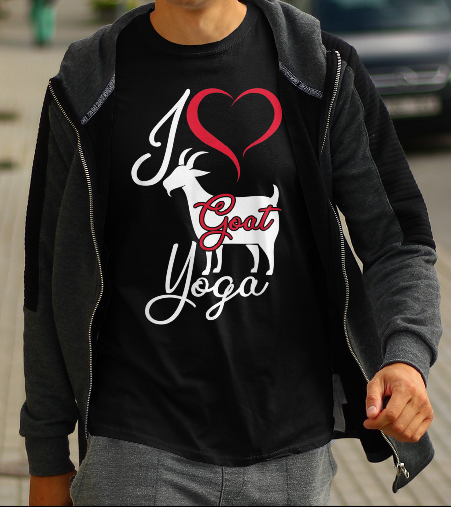 I Love Goat Yoga T-Shirt