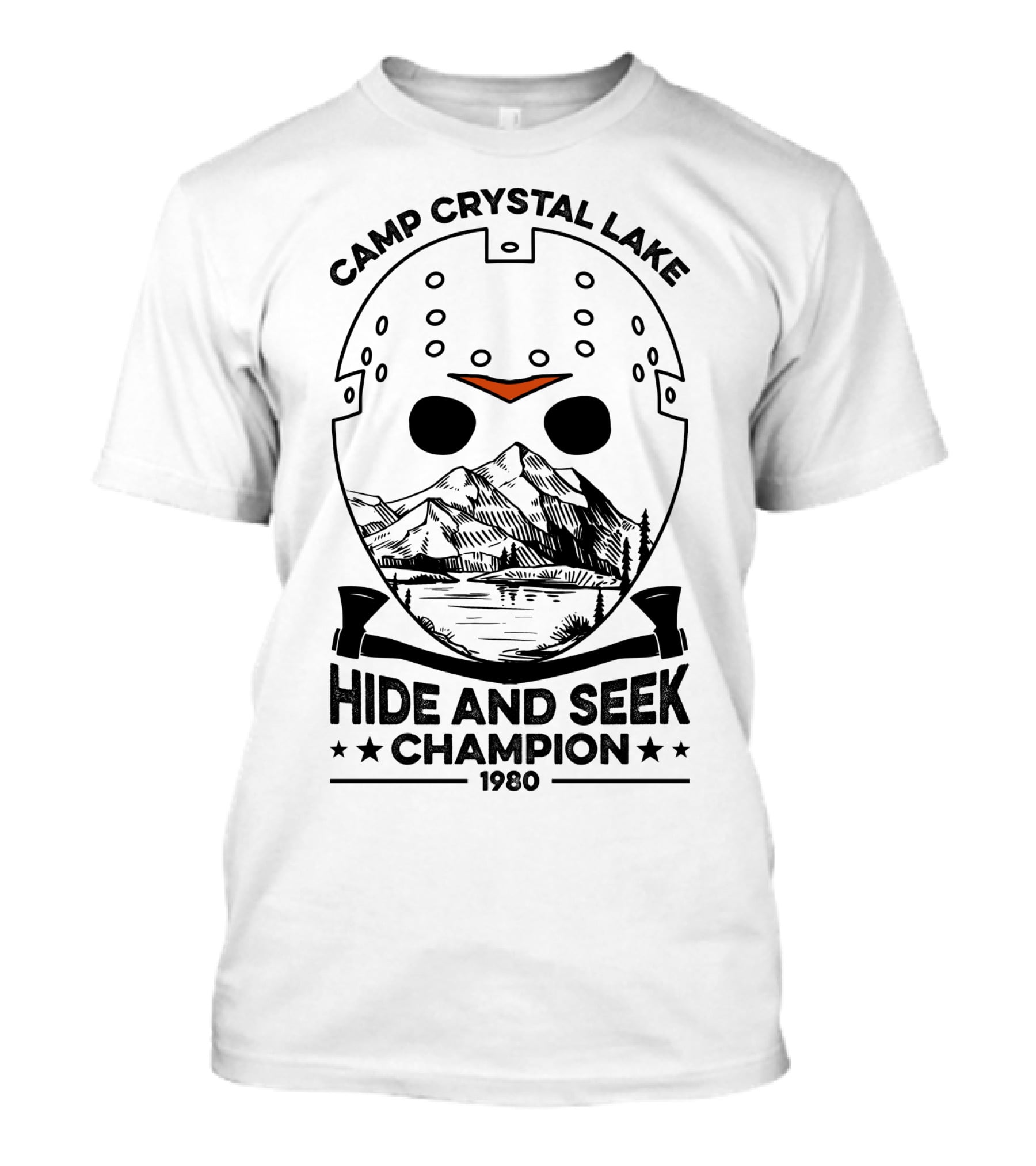 Camp Crystal Lake Hide And Seek Champion 1980 T-Shirt