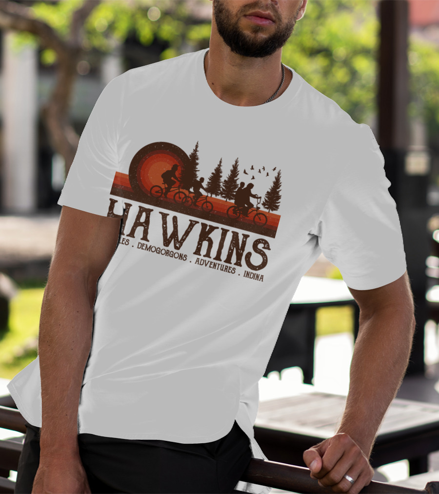 Hawkins Waffles Demogorgons Adventures Indina T-Shirt