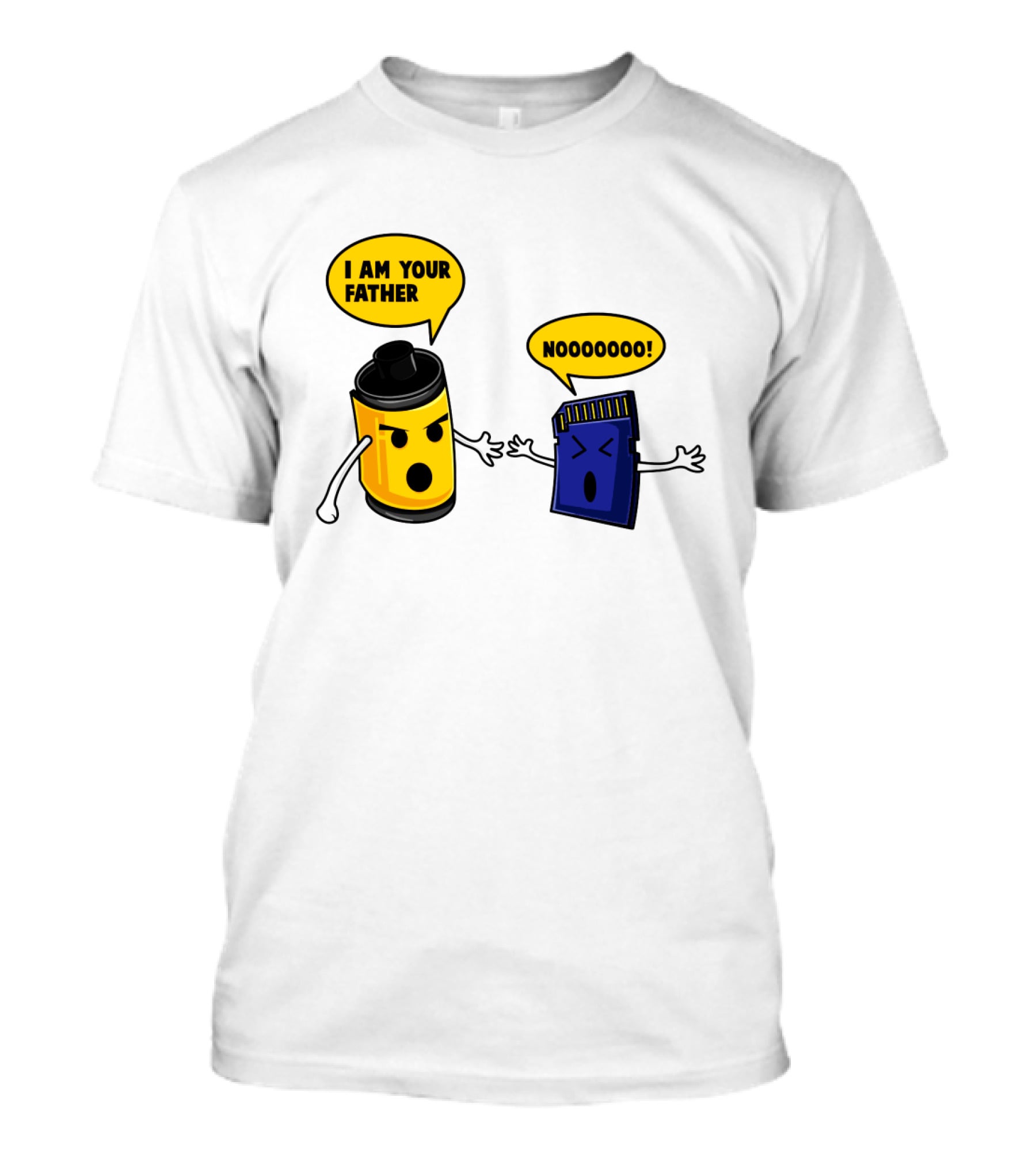 I Am Your Father Nooooooo Photography Film SD Card T-Shirt