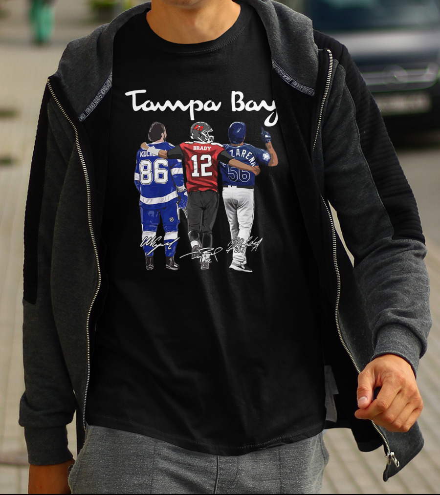 Tampa Bay Kucherov Brady Zaren 86 12 56 T-Shirt