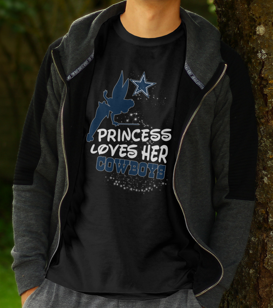 Princess Loves Her Dallas Cowboys Star T-Shirt