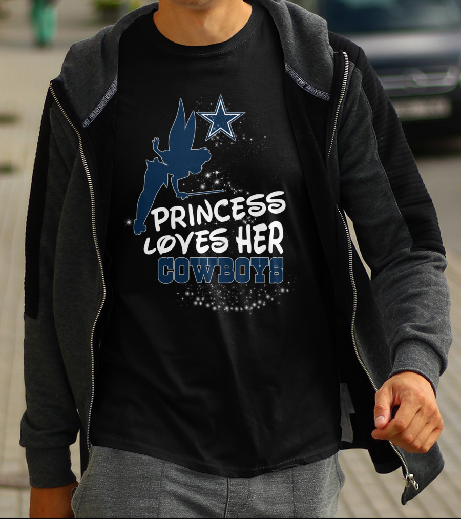 Princess Loves Her Dallas Cowboys Star T-Shirt