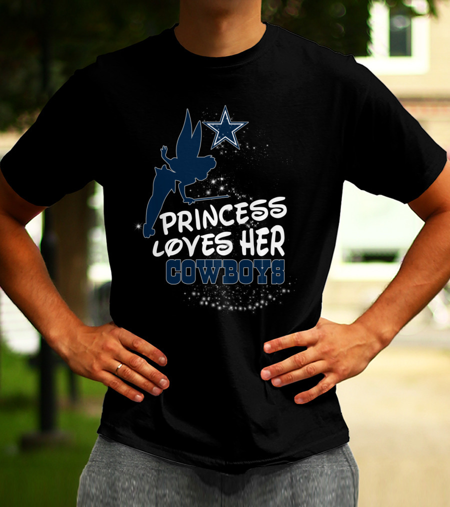 Princess Loves Her Dallas Cowboys Star T-Shirt