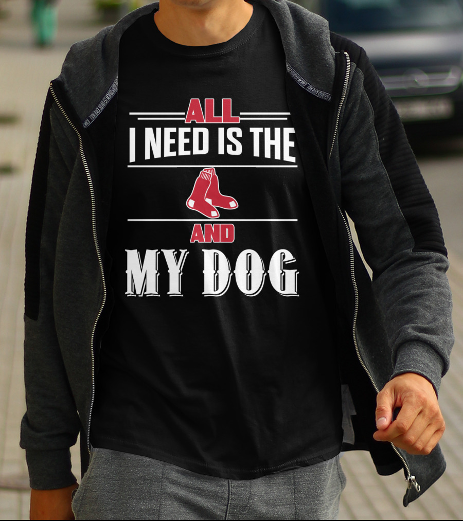 All I Need Is The Boston Red Sox And My Dog T-Shirt