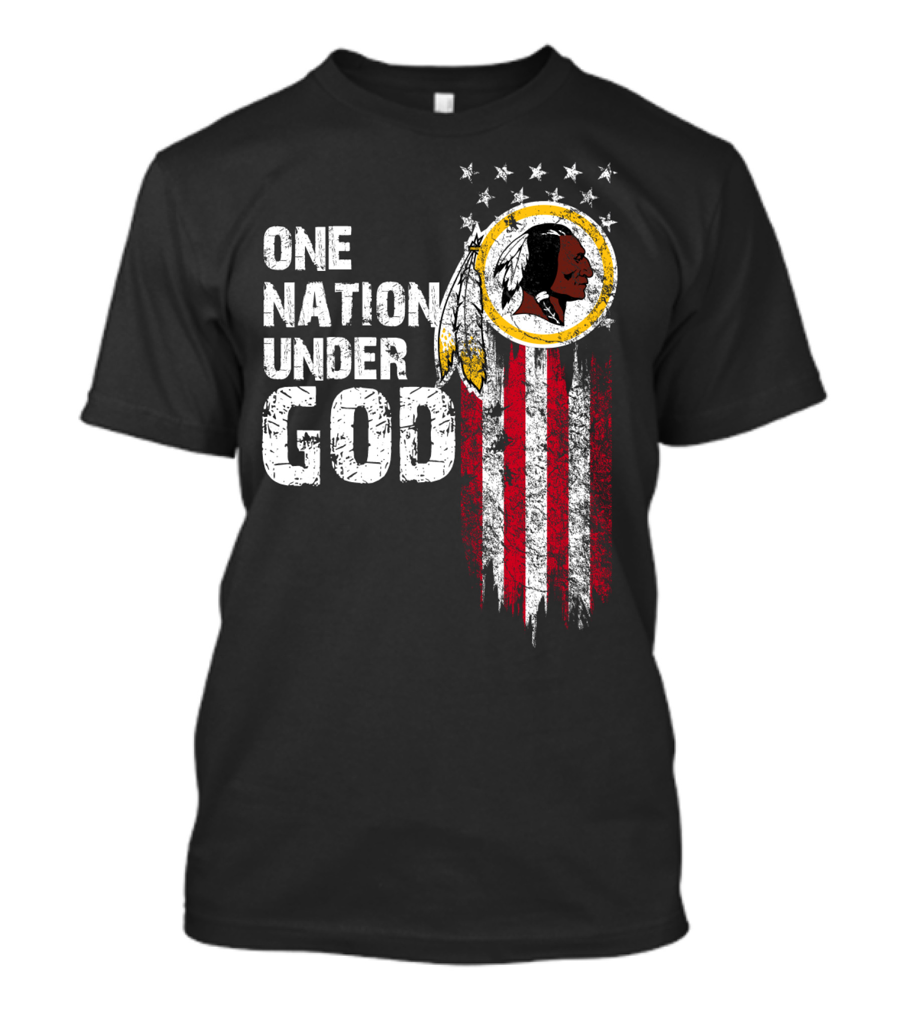 One Nation Under God Washington Redskins T-Shirt