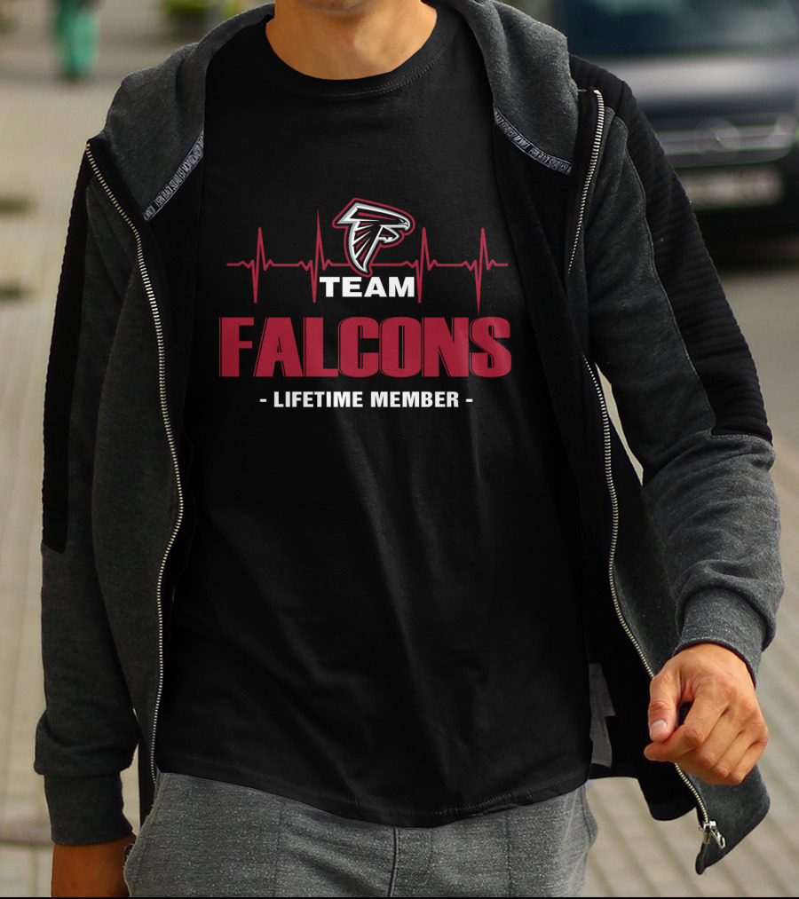 Atlanta Falcons Team Lifetime Member T-Shirt