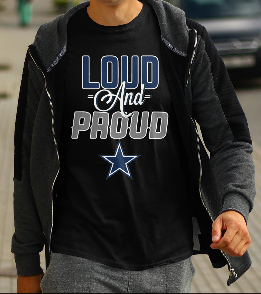 Loud And Proud Cowboys Nation Star T-Shirt