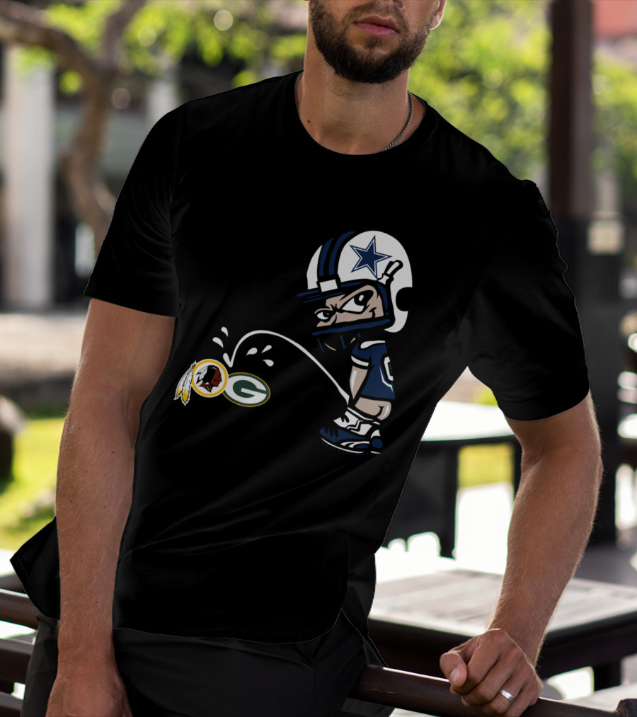 Cowboys Nation Rivalry Symbols Football Humor T-Shirt