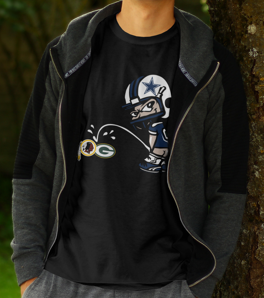 Cowboys Nation Rivalry Symbols Football Humor T-Shirt