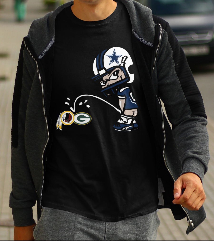 Cowboys Nation Rivalry Symbols Football Humor T-Shirt