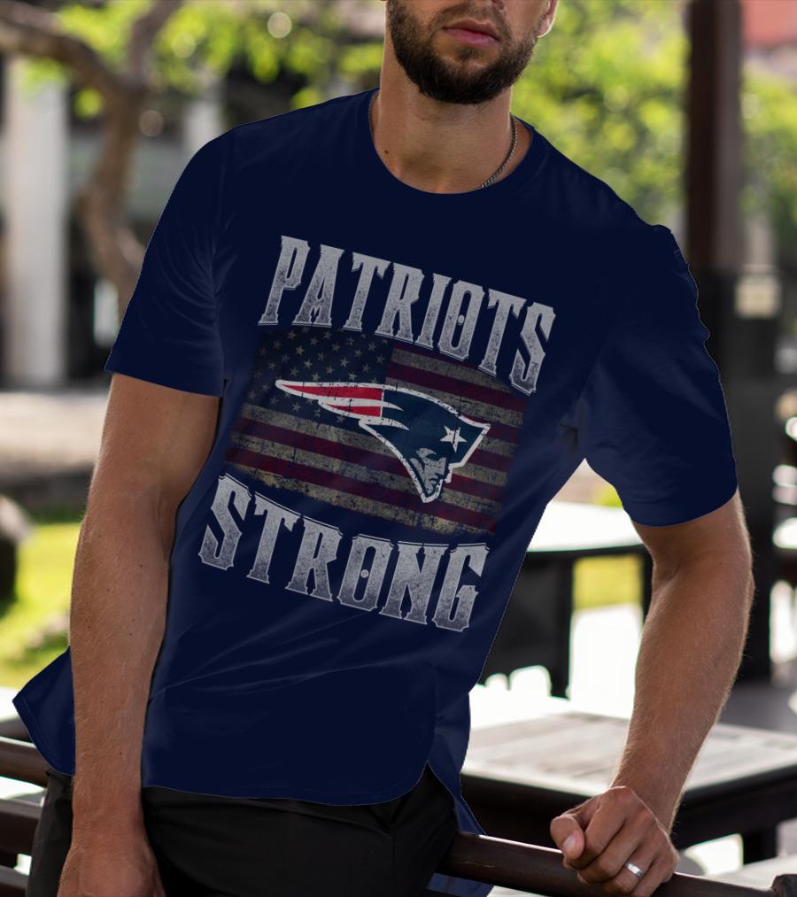 Patriots Strong Flag New England Patriots T-Shirt