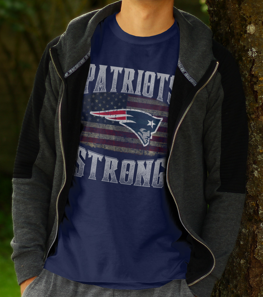 Patriots Strong Flag New England Patriots T-Shirt