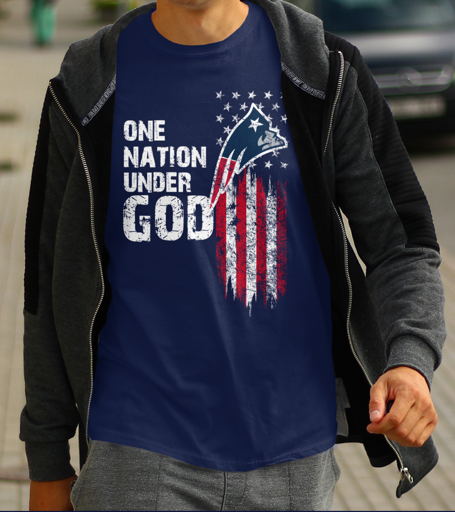 One Nation Under God New England Patriots T-Shirt