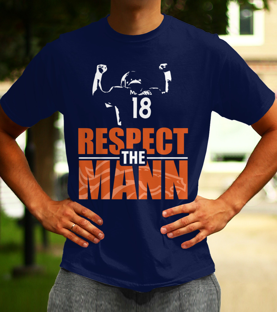 Manning Respect The Mann 18 Denver Broncos T-Shirt